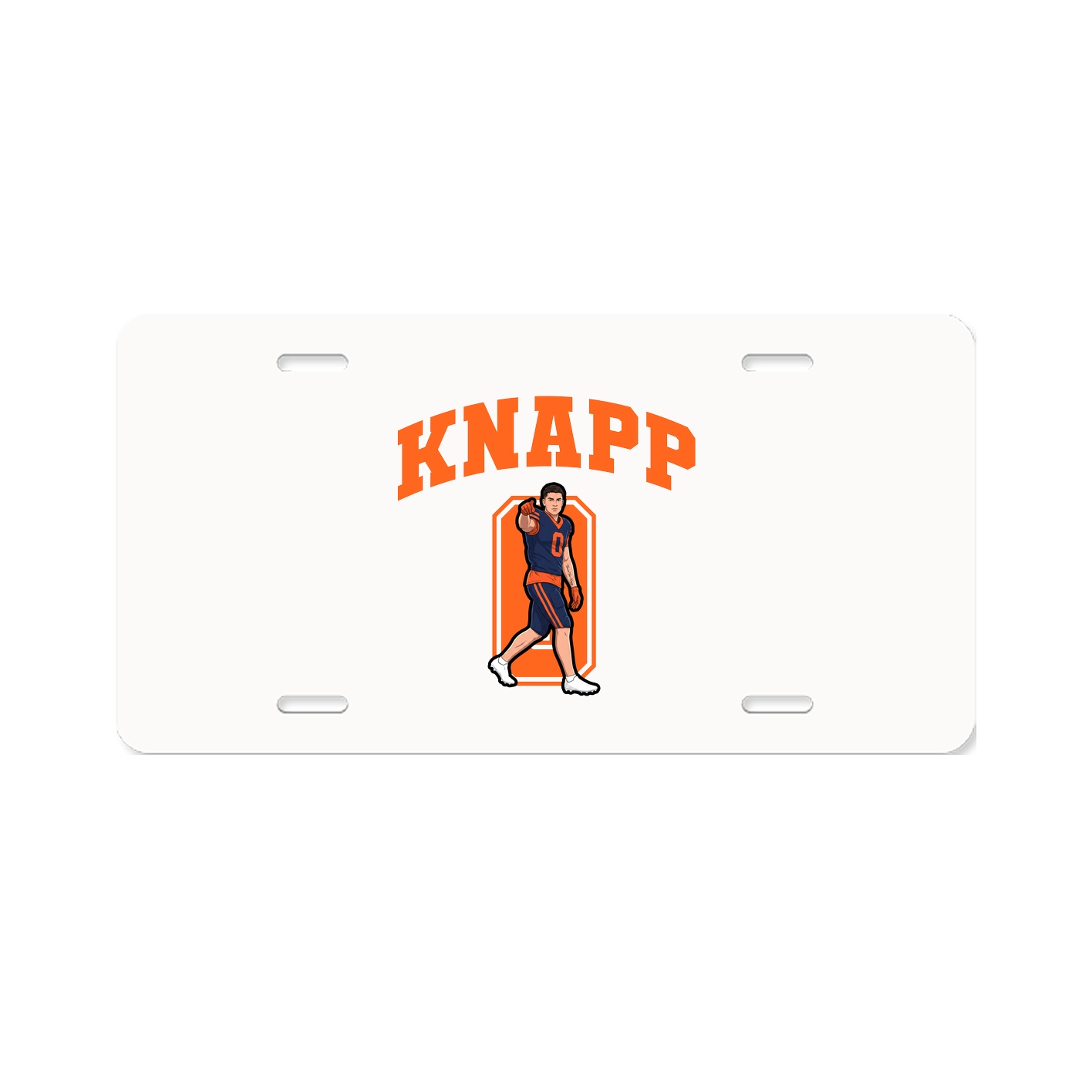 License Plate — Number in Classic
