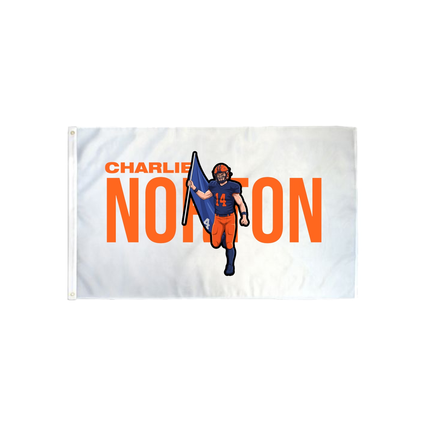3x5 Flag — Player Name in Classic