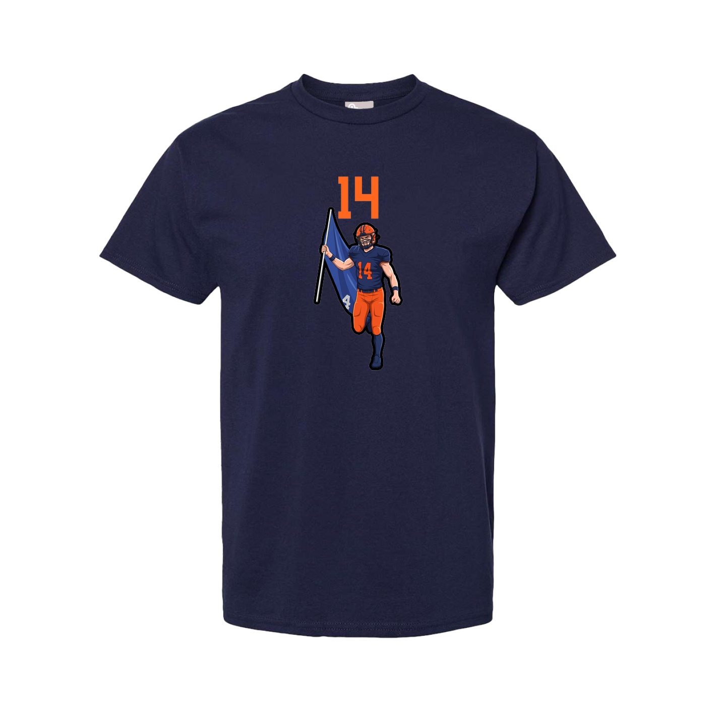 Tee — Number Top in Navy