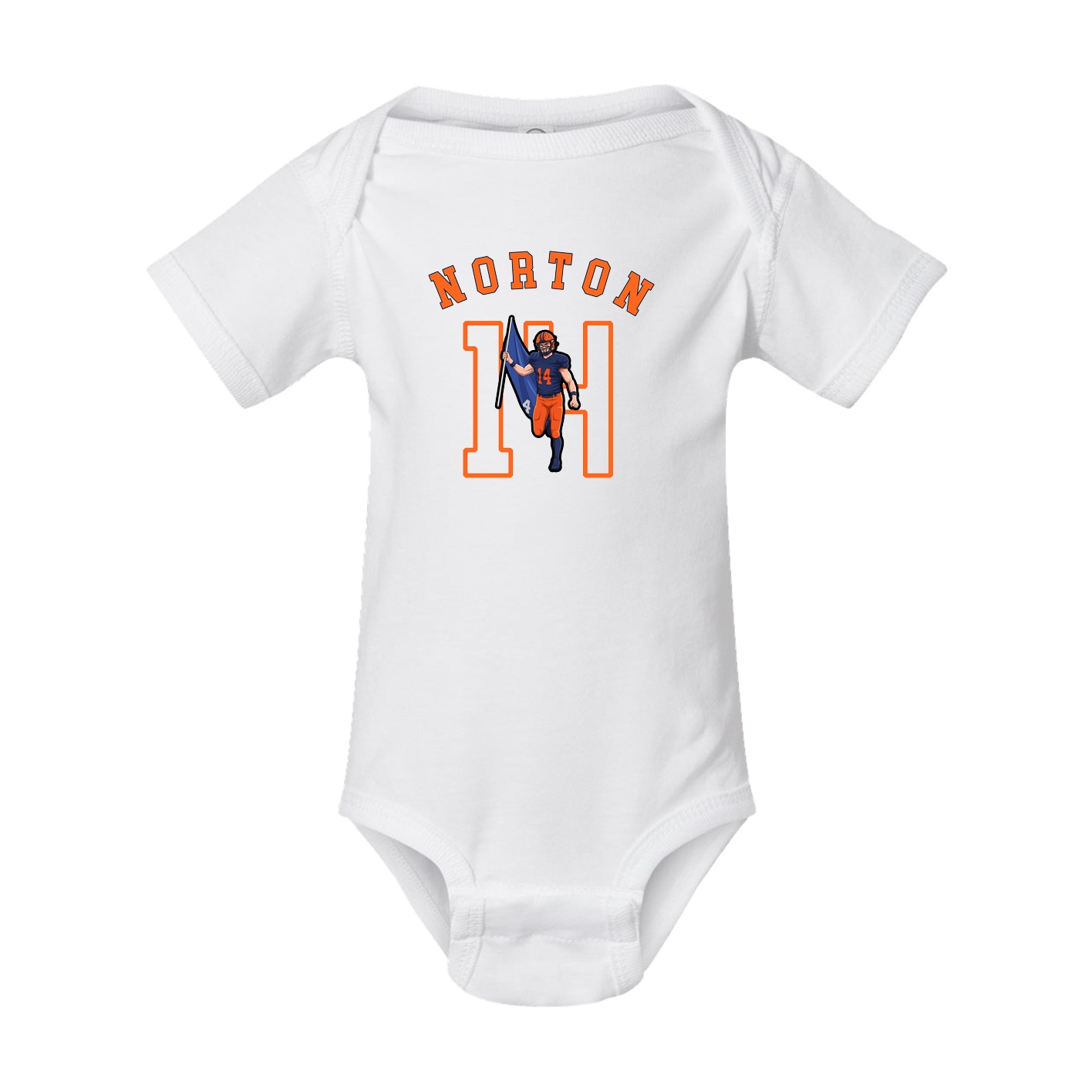 Baby Onesie — Shirsey Arch in White