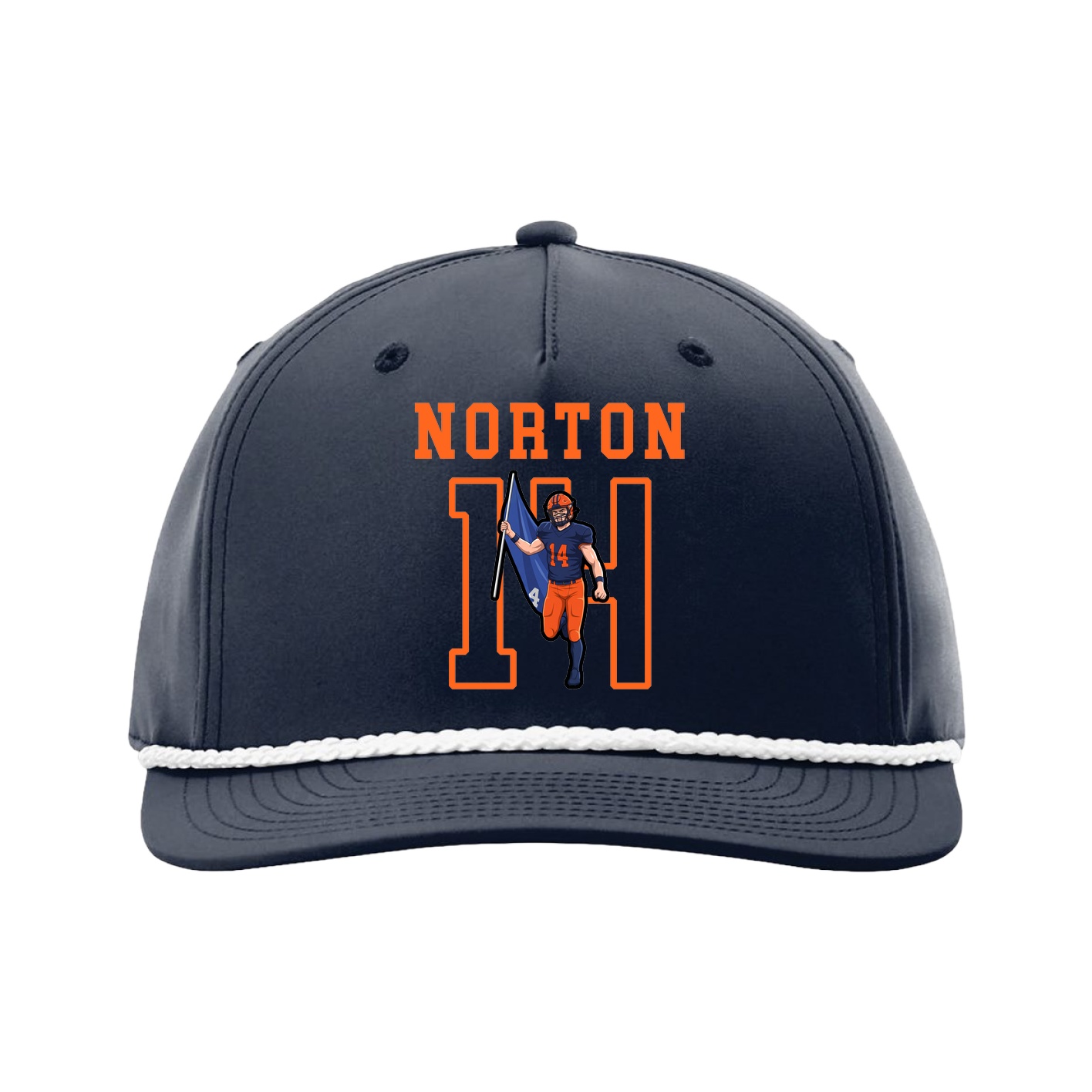 Five-Panel Classic Rope Cap — Shirsey in Navy