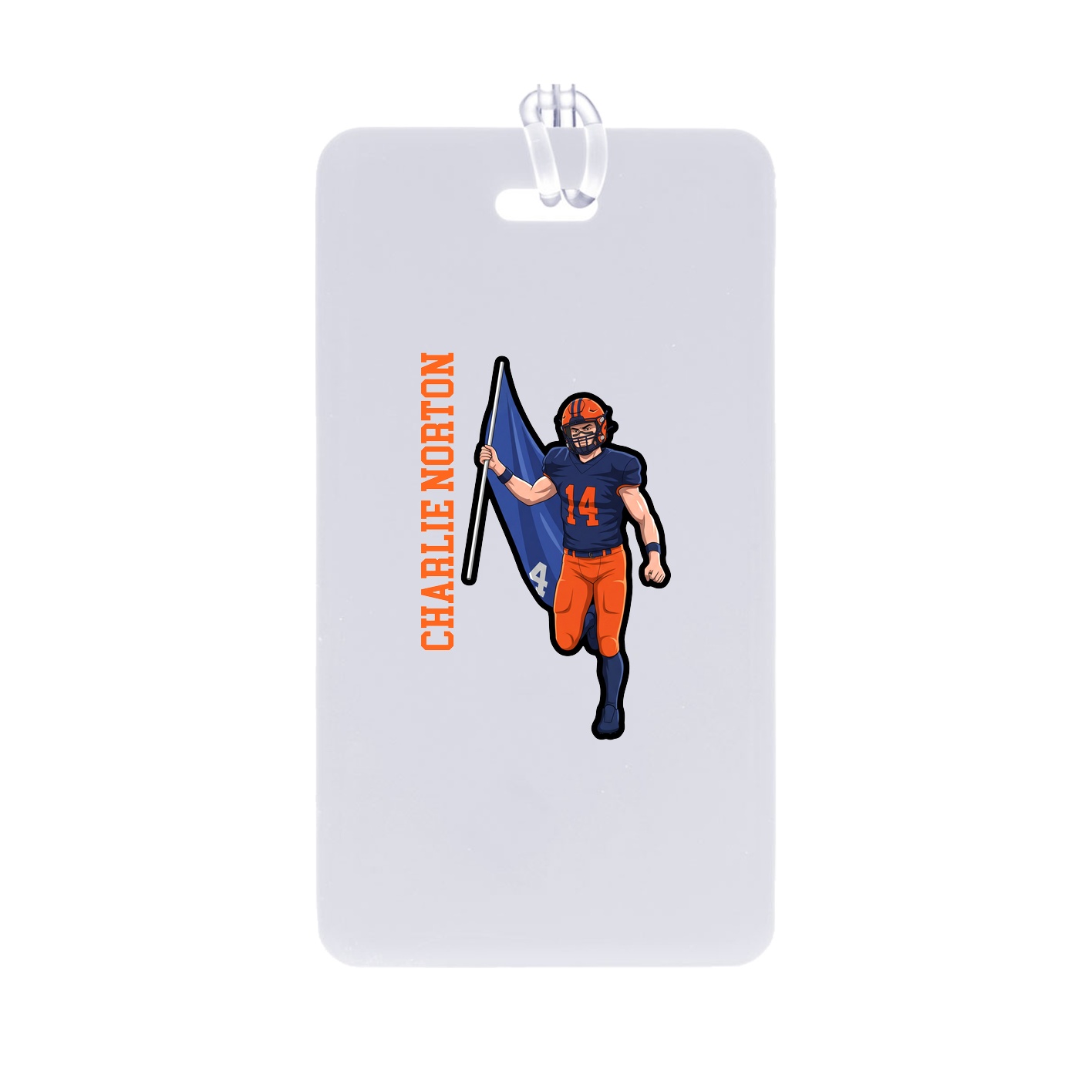 Bag Tag — Name Vertical in Classic