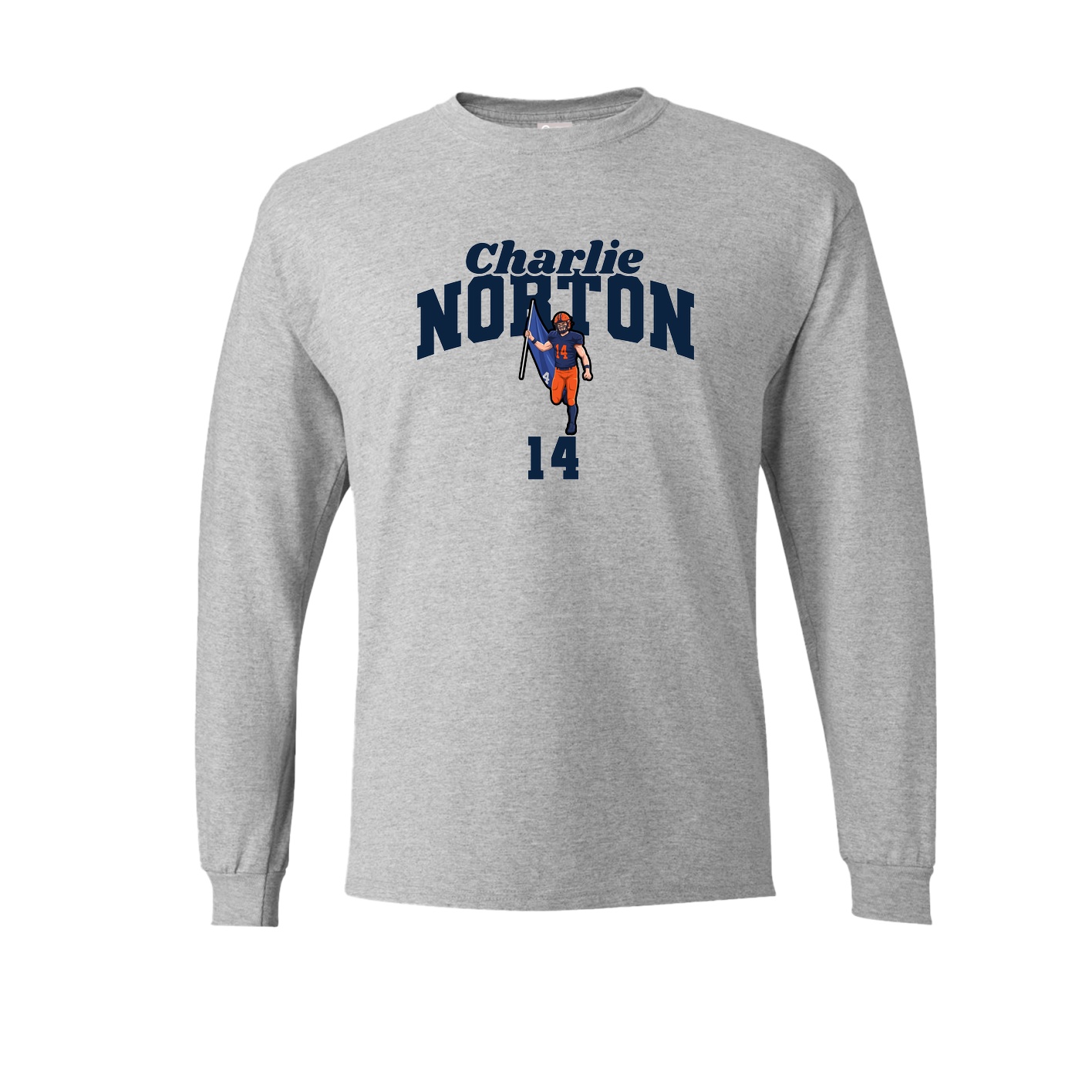 Long Sleeve Tee — Signature Arch in Grey