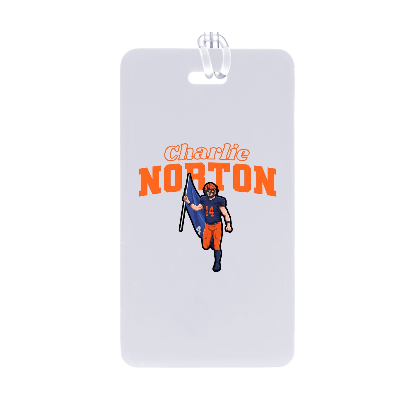 Bag Tag — Name Arch in Classic