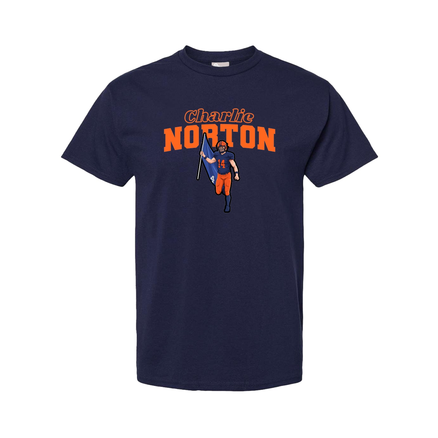 Tee — Name Arch in Navy