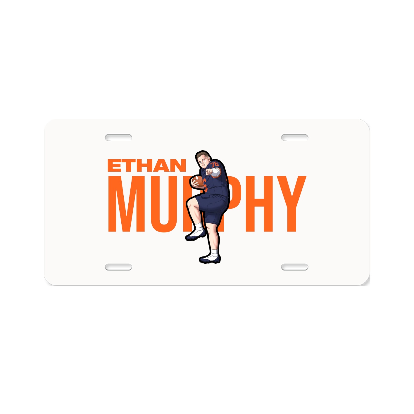 License Plate — Player Name in Classic