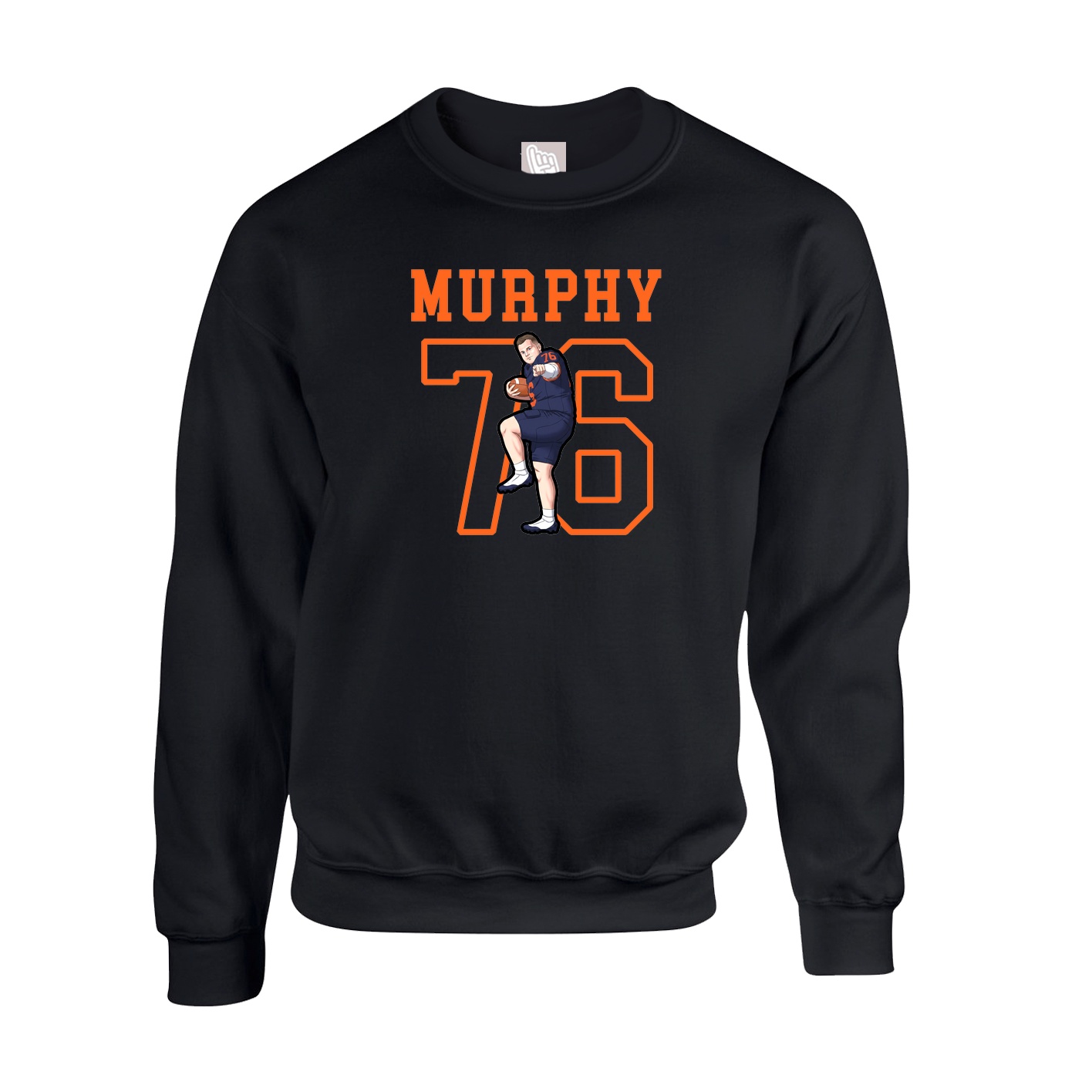 Fleece Crew — Shirsey in Black