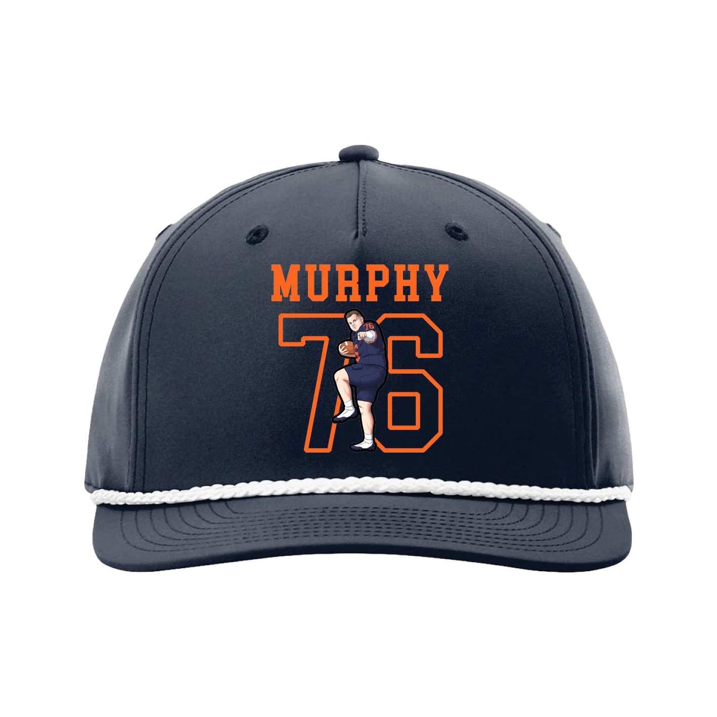 Five-Panel Classic Rope Cap — Shirsey in Navy
