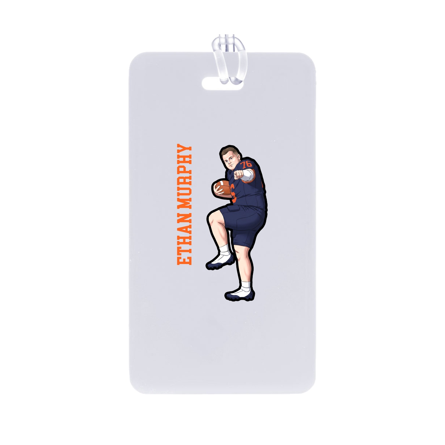 Bag Tag — Name Vertical in Classic