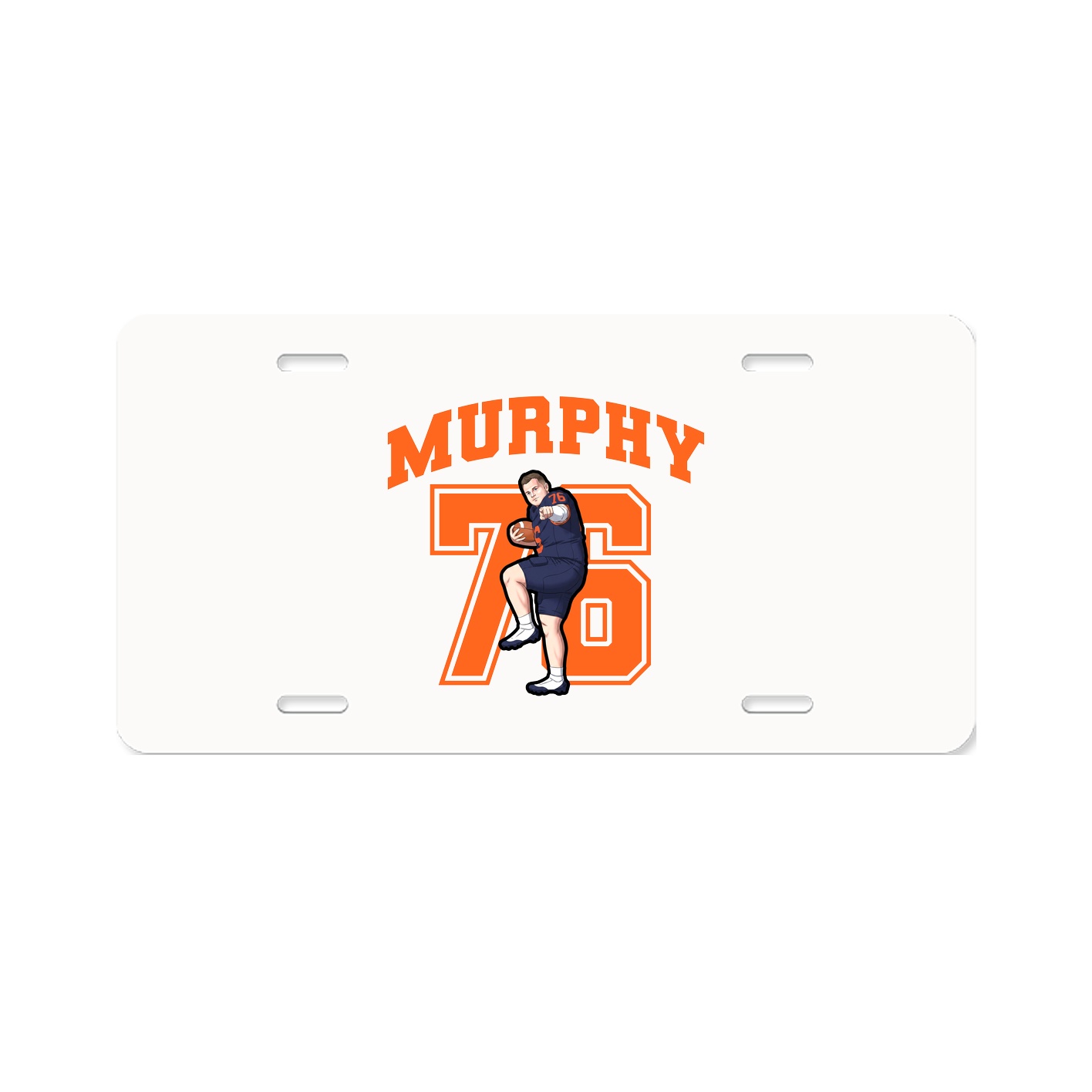License Plate — Number in Classic