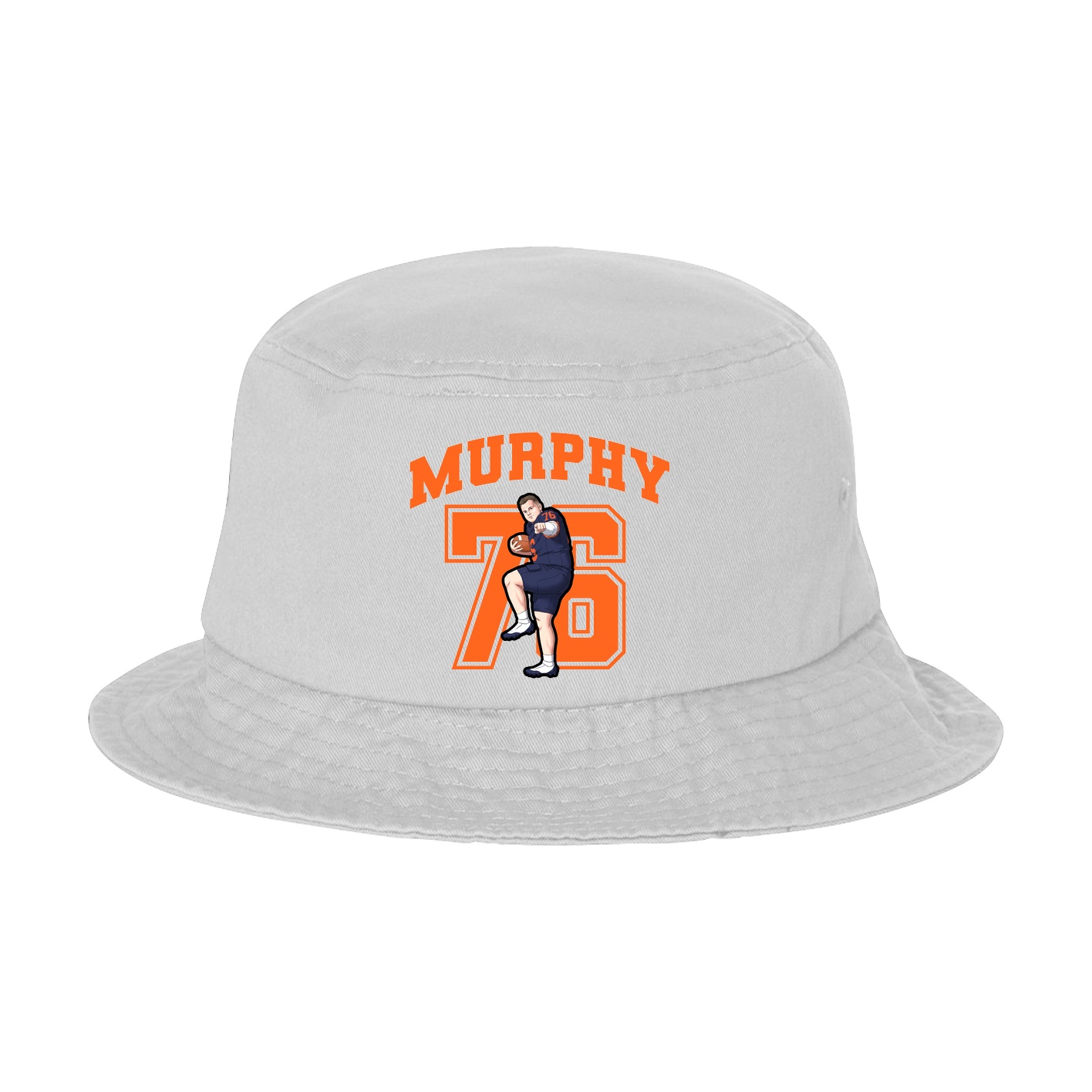 Bucket Cap — Number in White