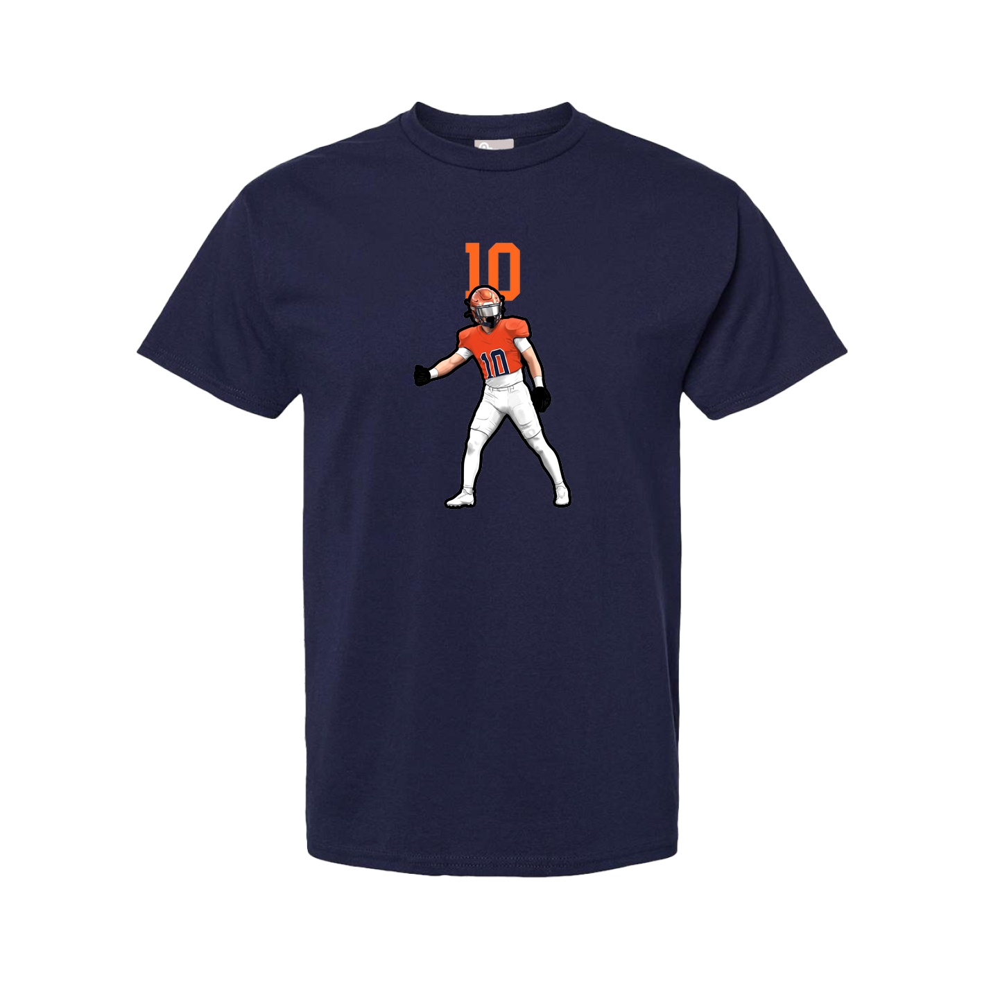 Tee — Number Top in Navy