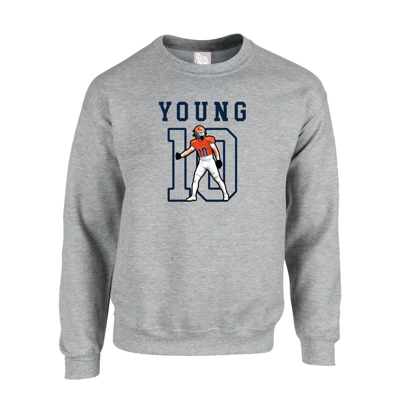 Fleece Crew — Shirsey in Grey