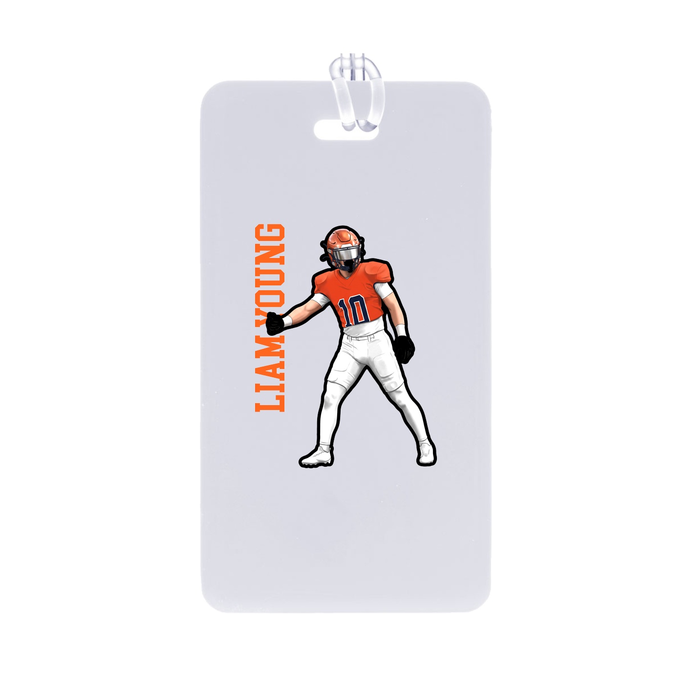 Bag Tag — Name Vertical in Classic