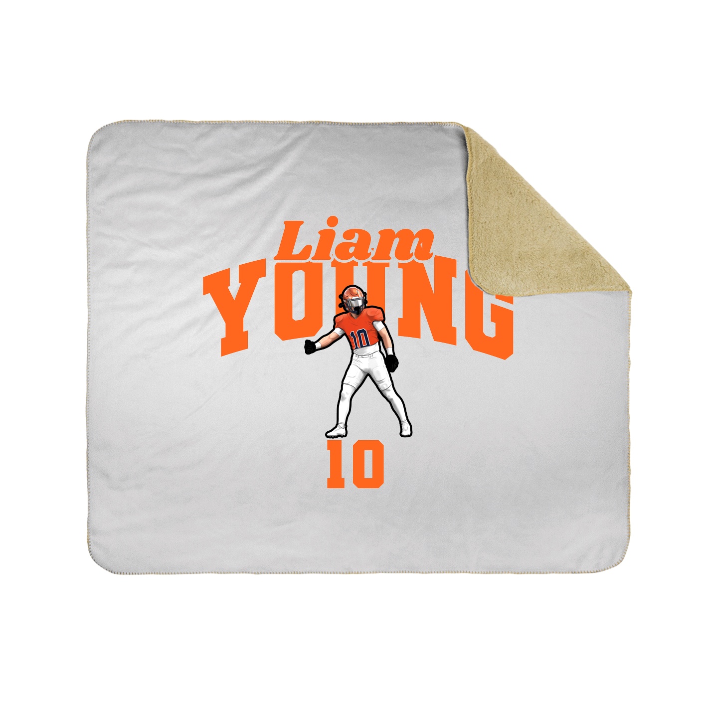 Throw Blanket — Signature Arch in White