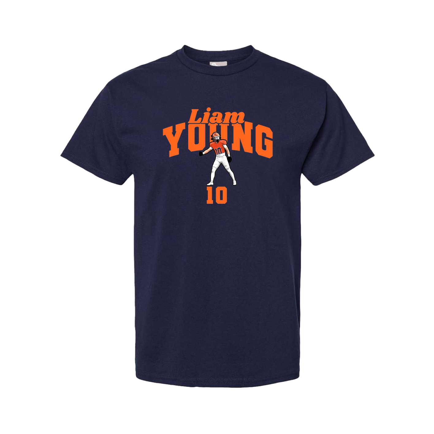 Youth Tee — Signature Arch in Navy