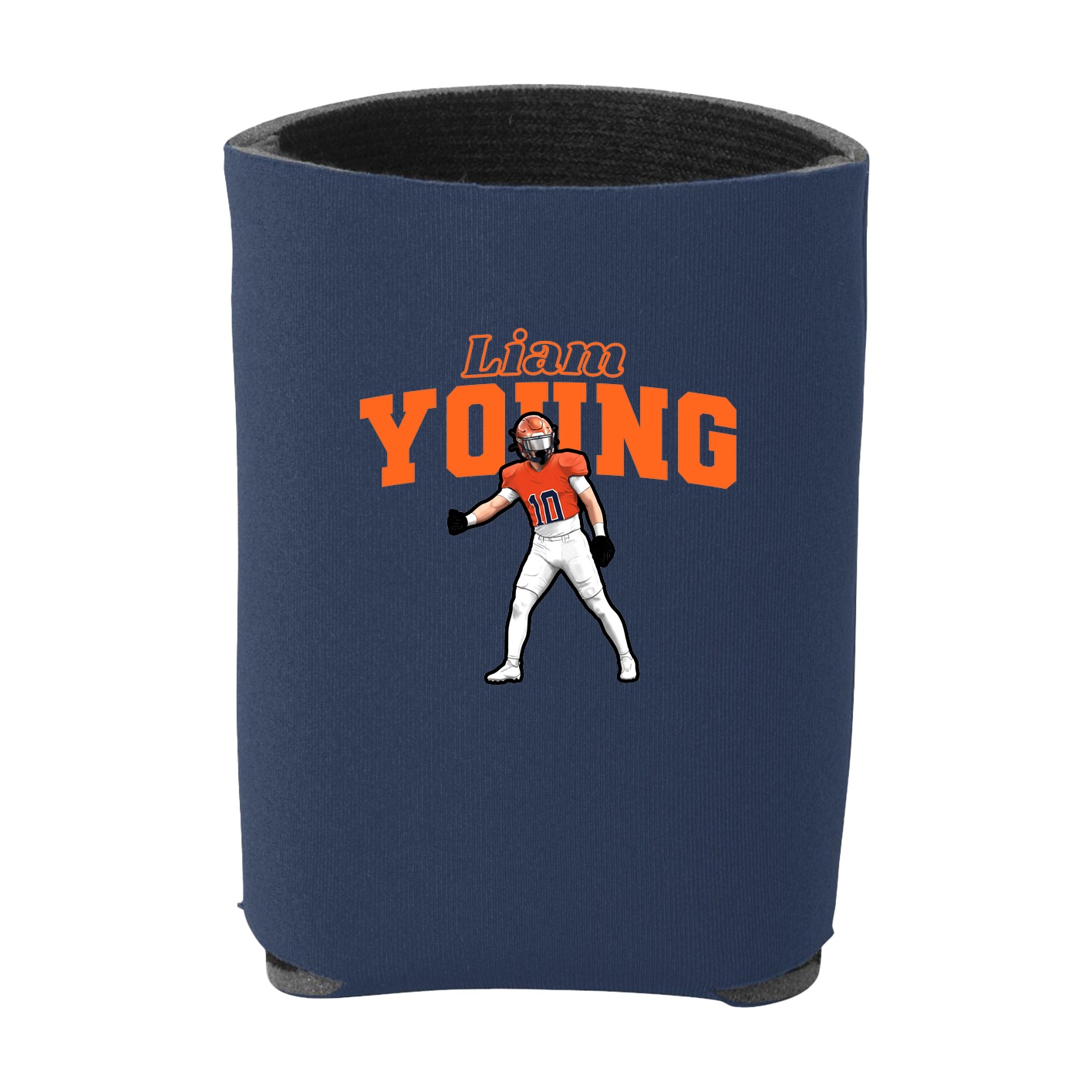 Can Holder — Name Arch in Navy
