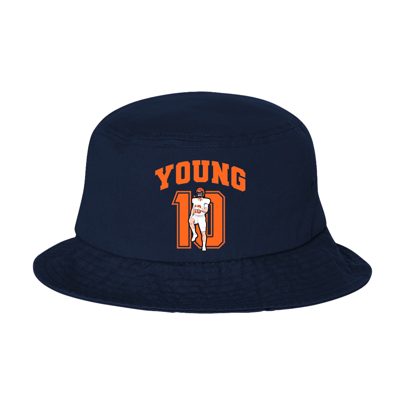 Bucket Cap — Number in Navy