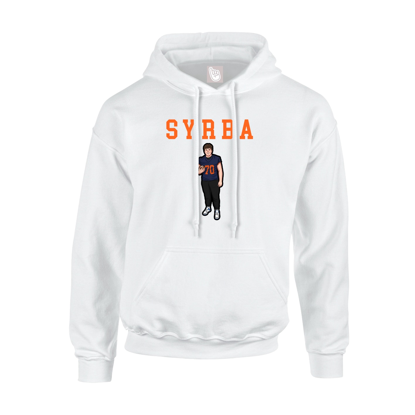 Hoodie — Shirsey in White