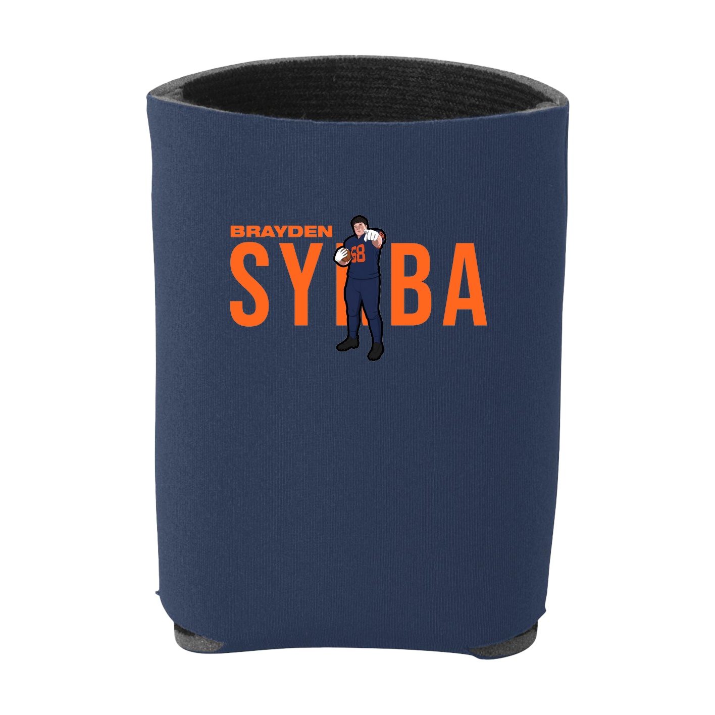 Can Holder — Player Name in Navy