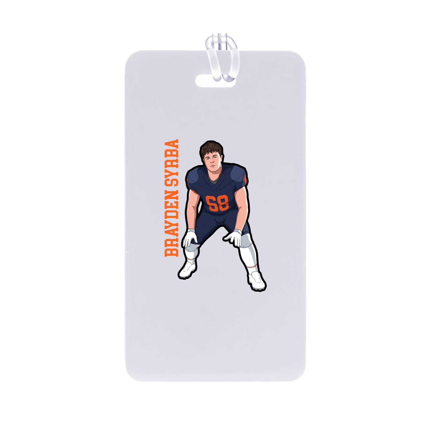 Bag Tag — Name Vertical in Classic