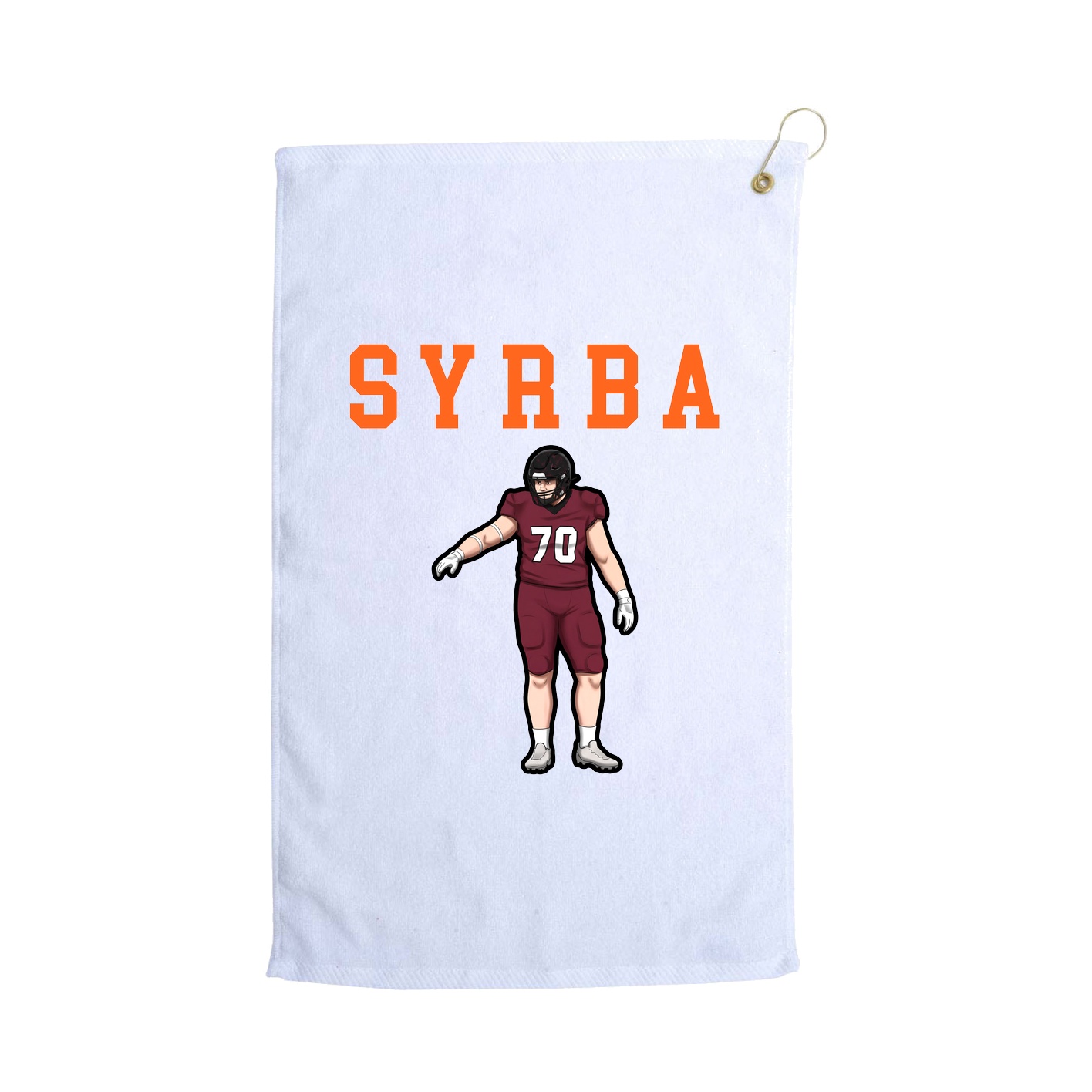 Golf Towel — Shirsey in White