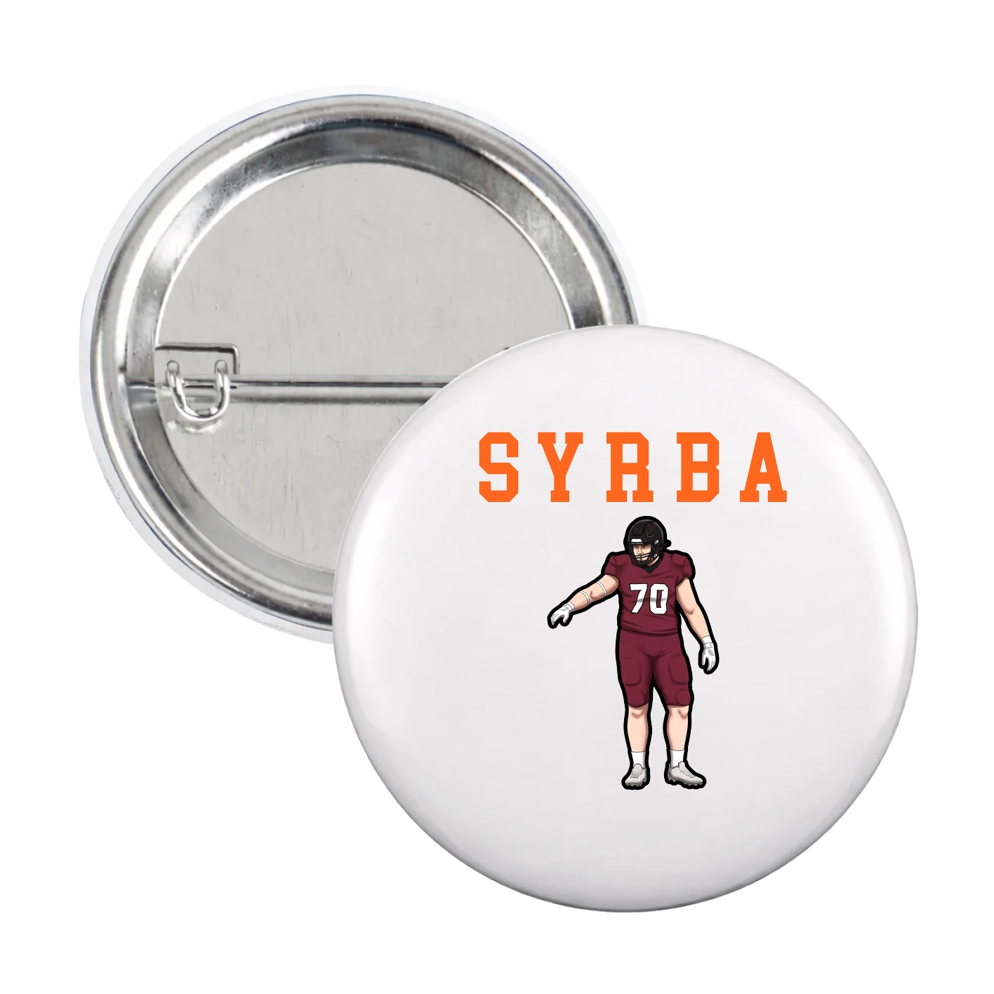 Game Day Button — Shirsey in White
