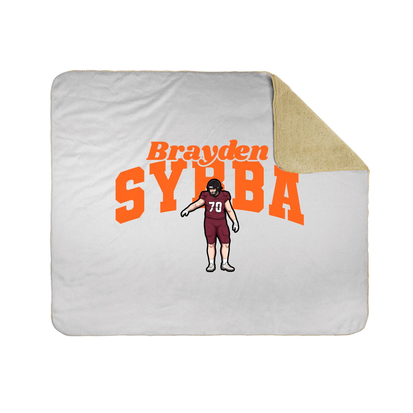 Throw Blanket — Signature Arch in White
