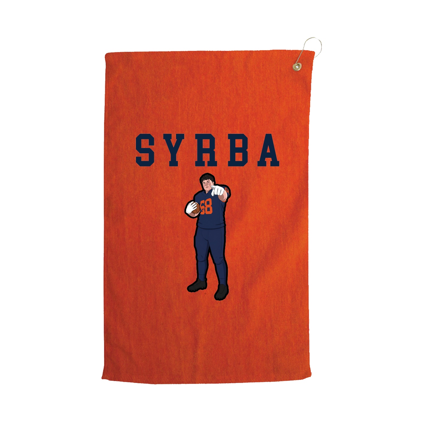 Golf Towel — Shirsey in Orange