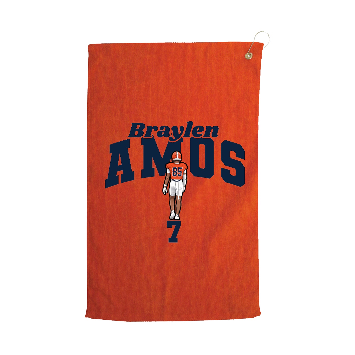 Golf Towel — Signature Arch in Orange