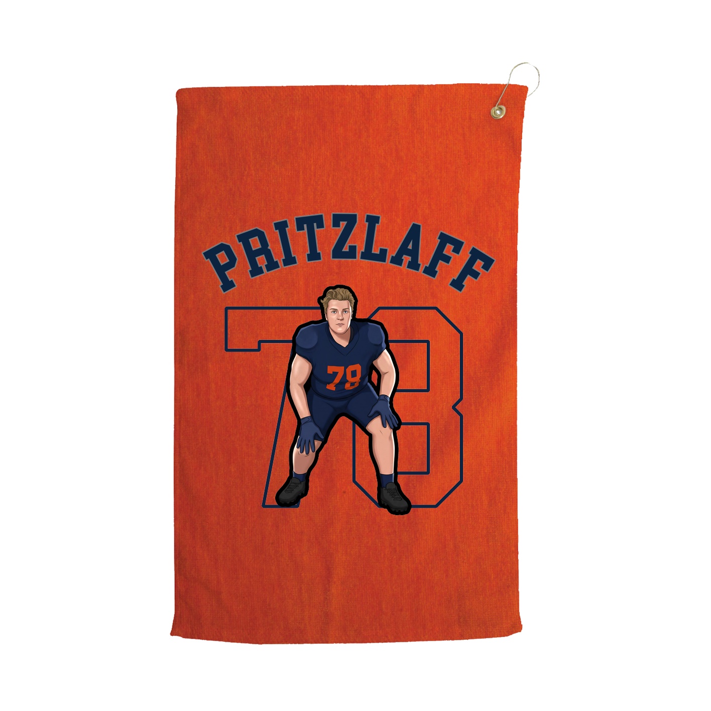 Golf Towel — Shirsey Arch in Orange