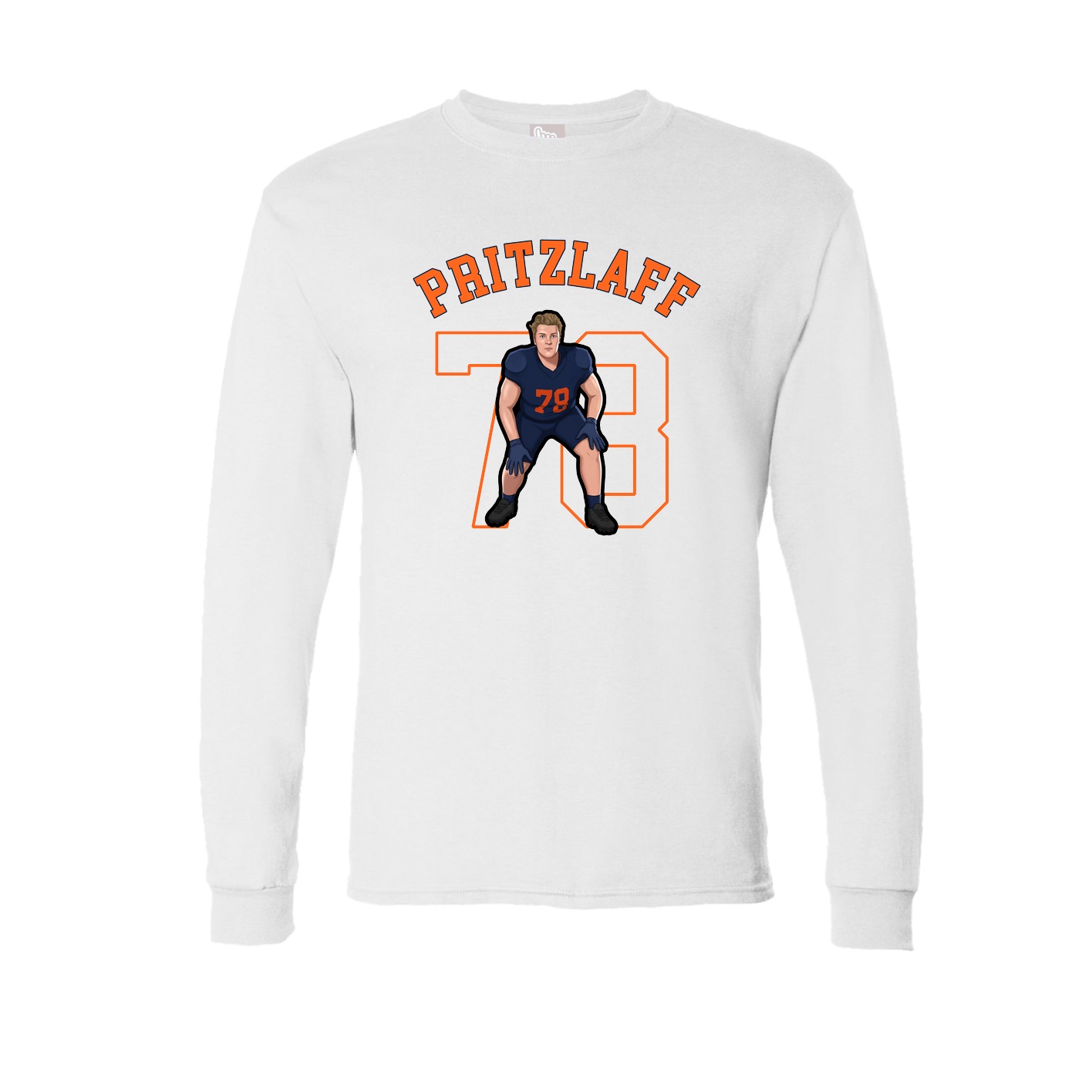 Long Sleeve Tee — Shirsey Arch in White