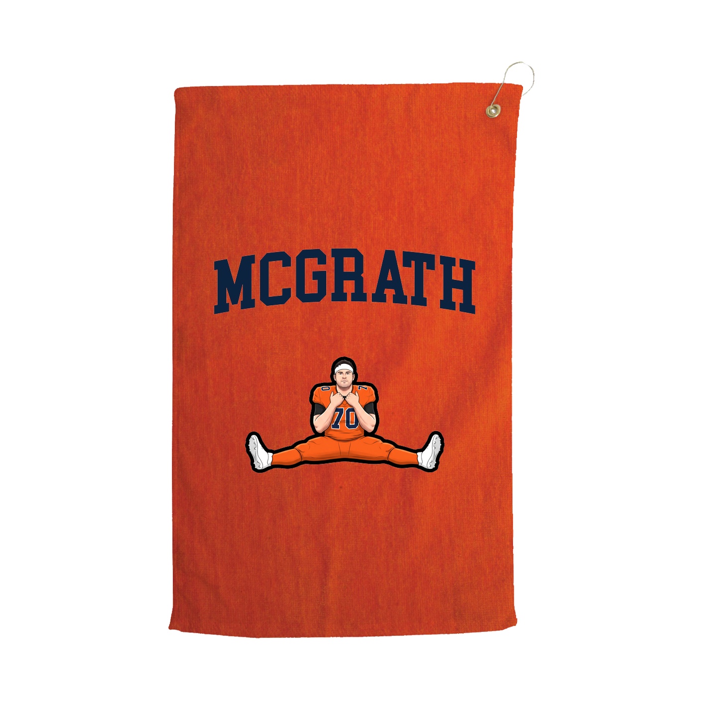 Golf Towel — Shirsey in Orange