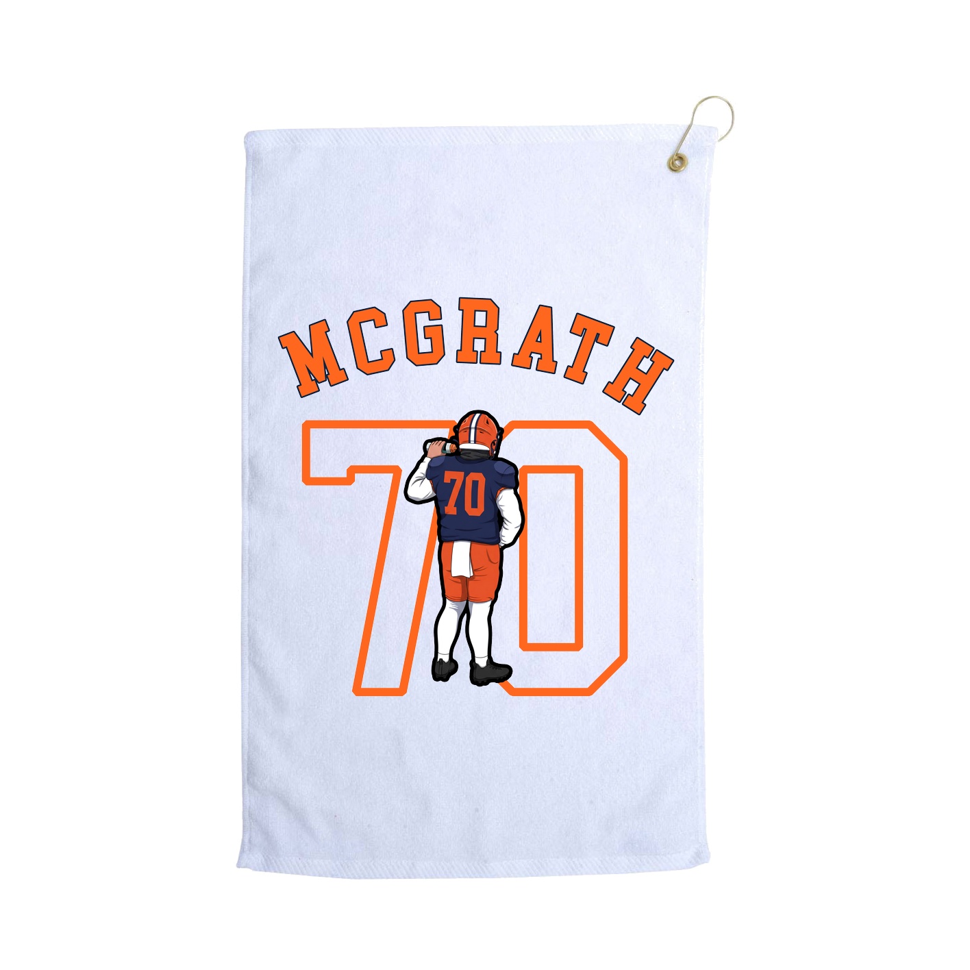Golf Towel — Shirsey Arch in White