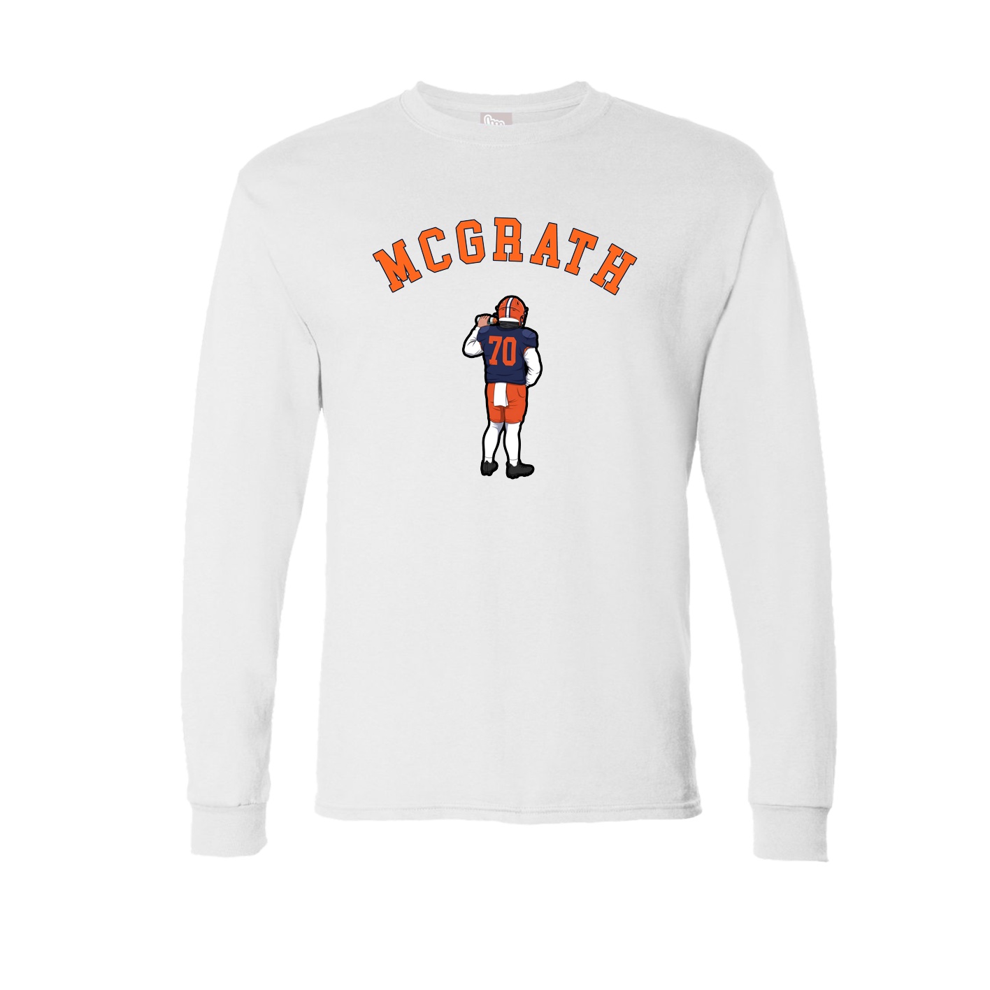 Long Sleeve Tee — Shirsey Arch in White