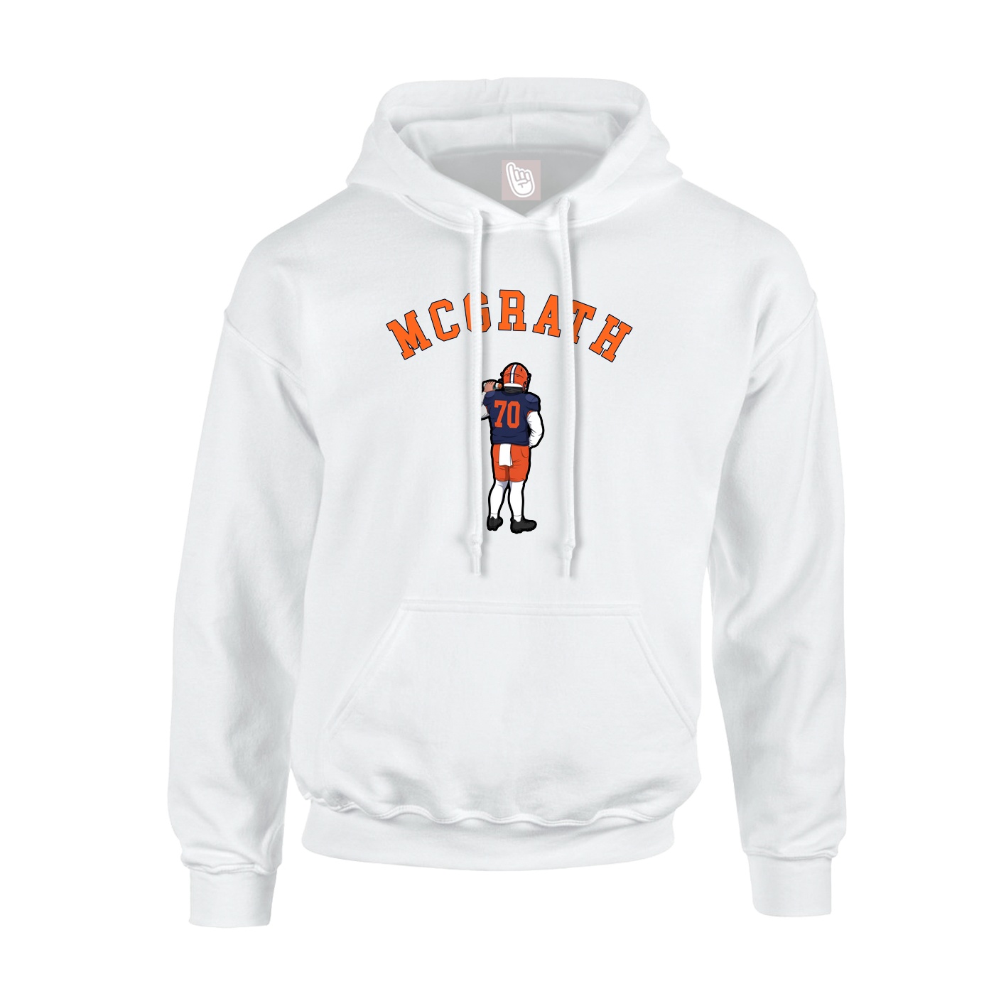 Youth Hoodie — Shirsey Arch in White
