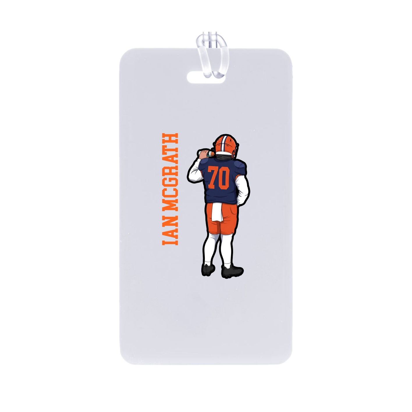 Bag Tag — Name Vertical in Classic