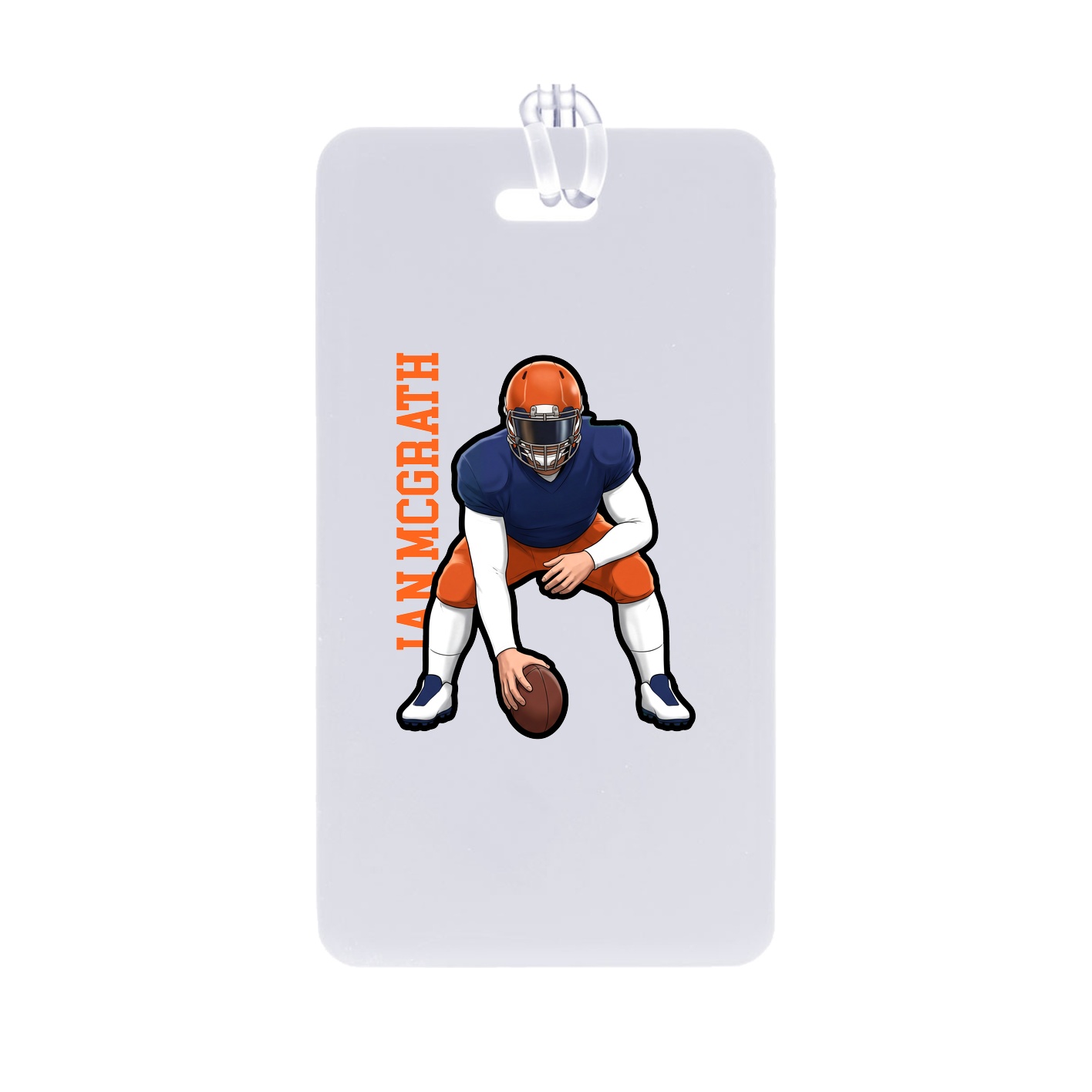 Bag Tag — Name Vertical in Classic