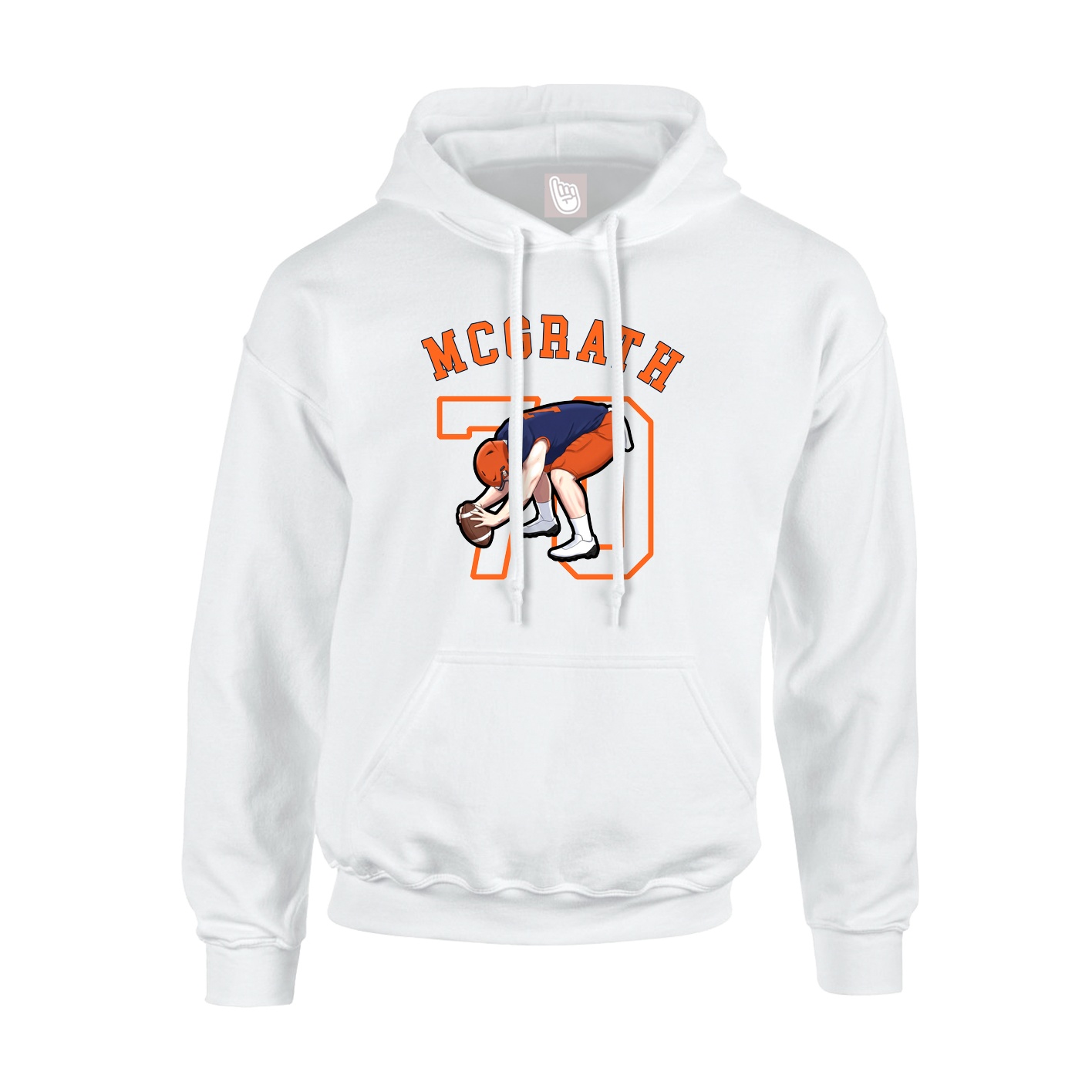 Youth Hoodie — Shirsey Arch in White