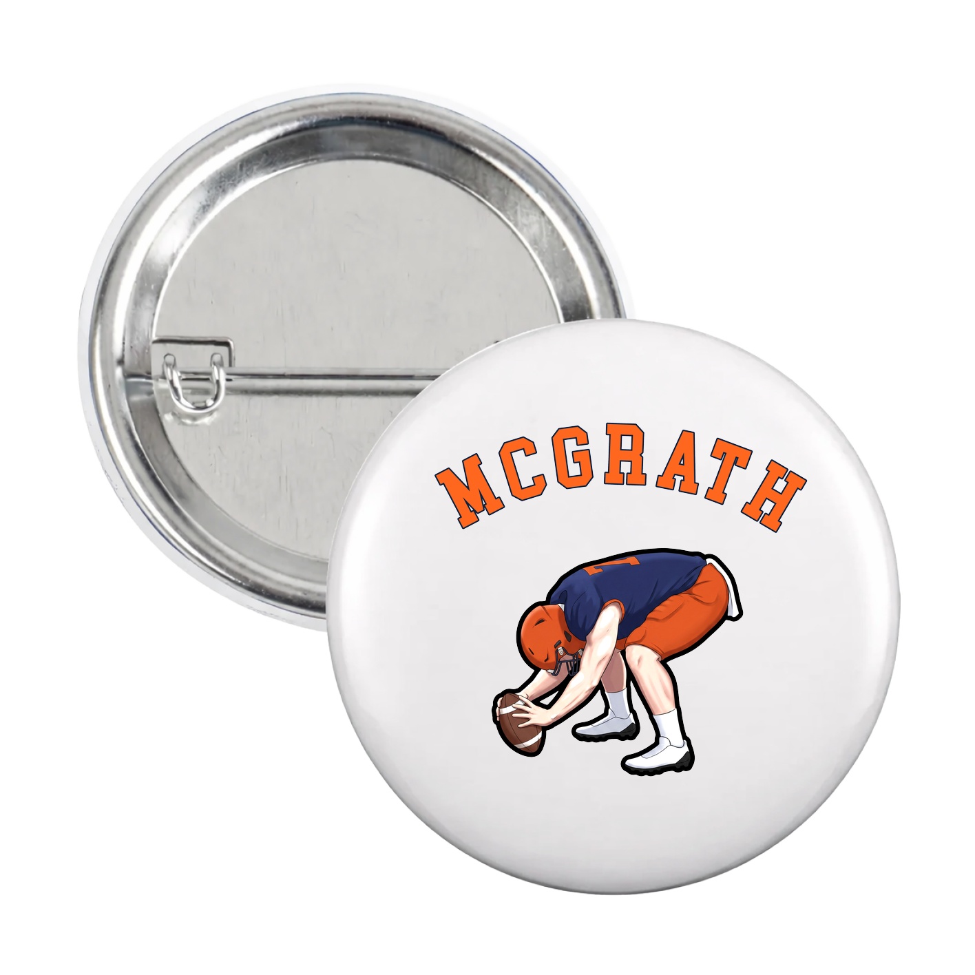 Game Day Button — Shirsey Arch in White