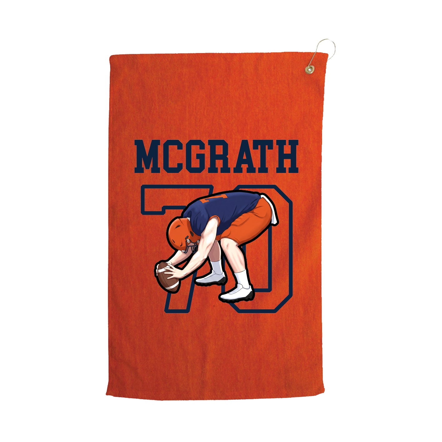 Golf Towel — Shirsey in Orange