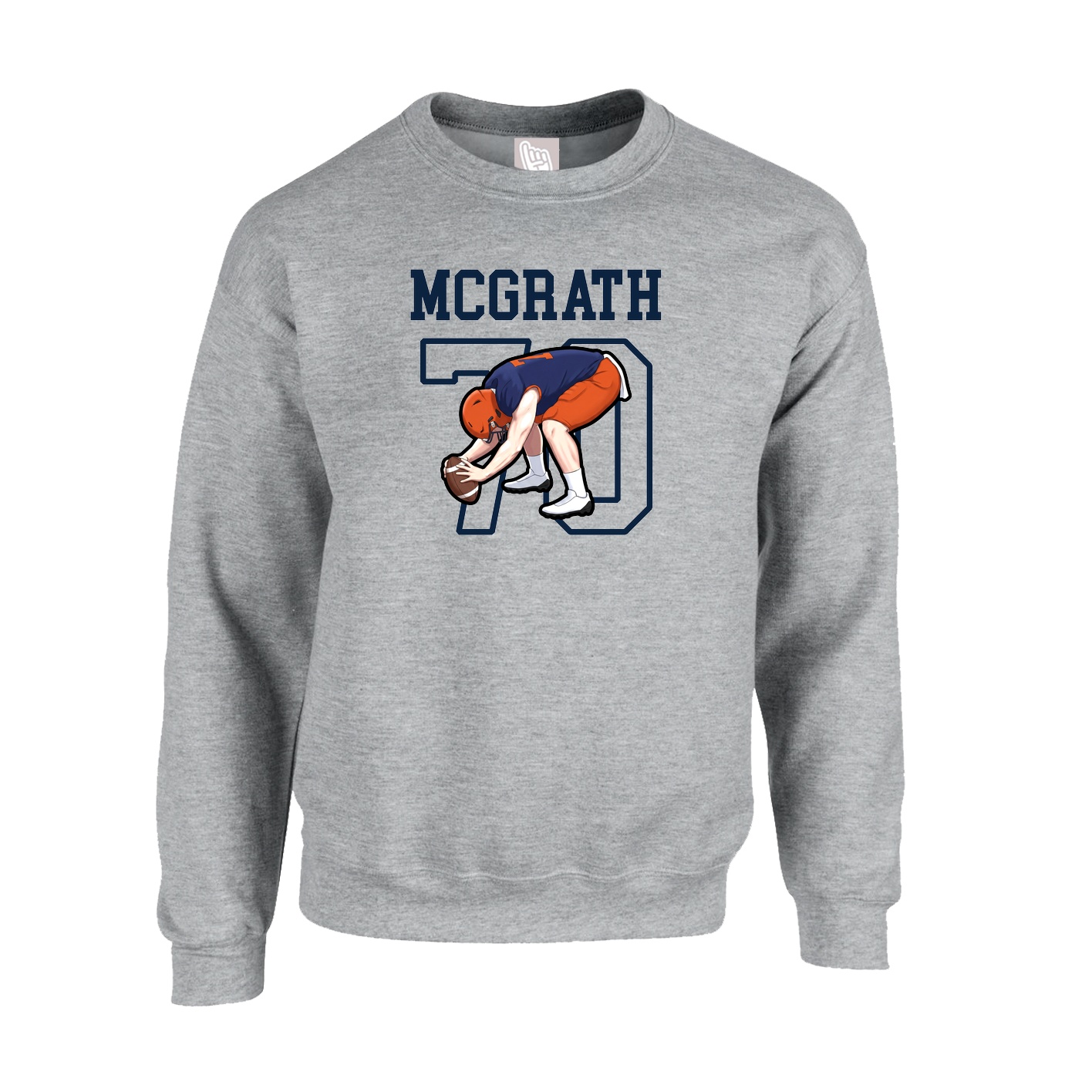 Fleece Crew — Shirsey in Grey
