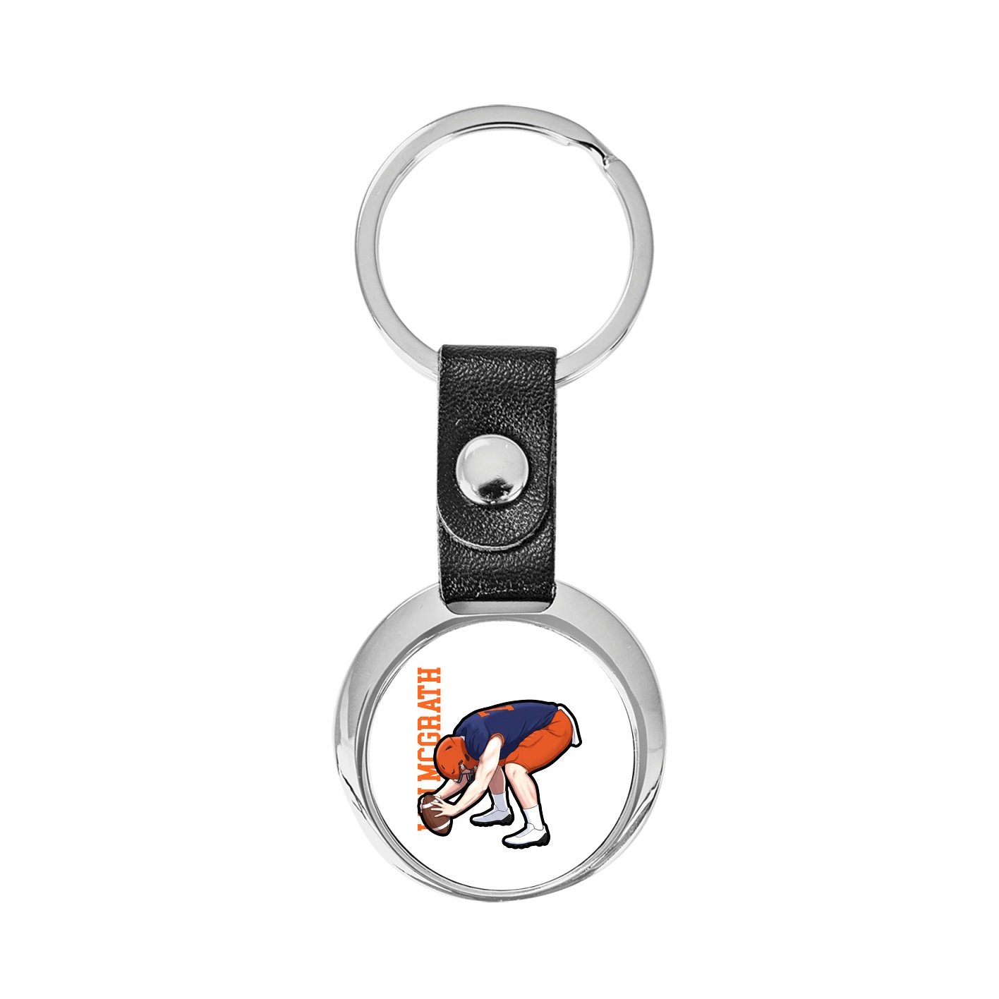 Key Chain — Name Vertical in Classic