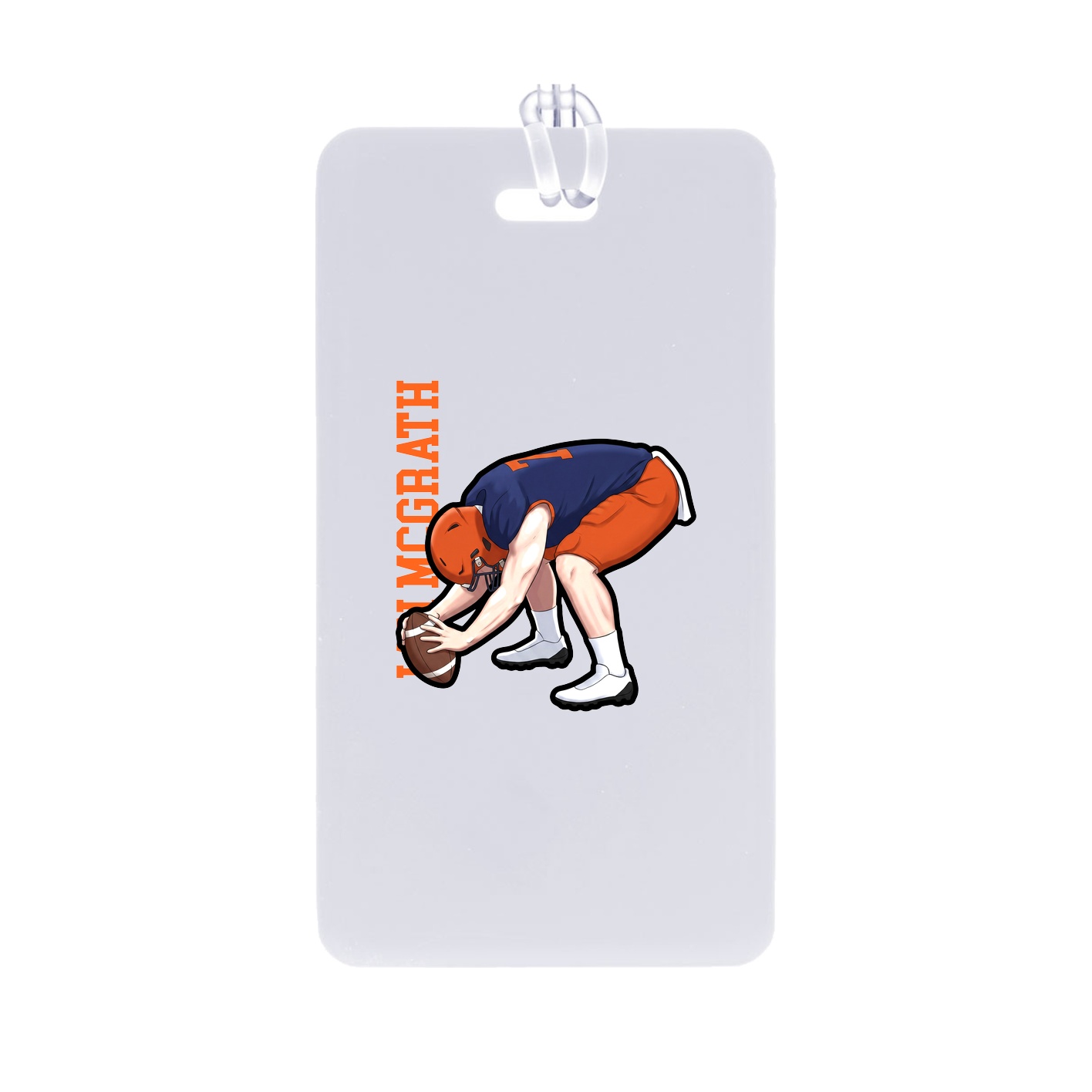 Bag Tag — Name Vertical in Classic