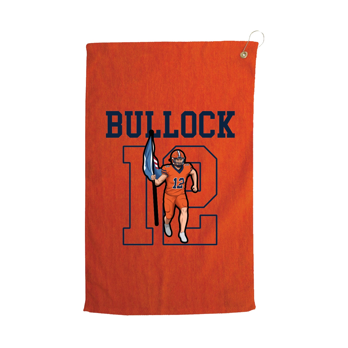 Golf Towel — Shirsey in Orange