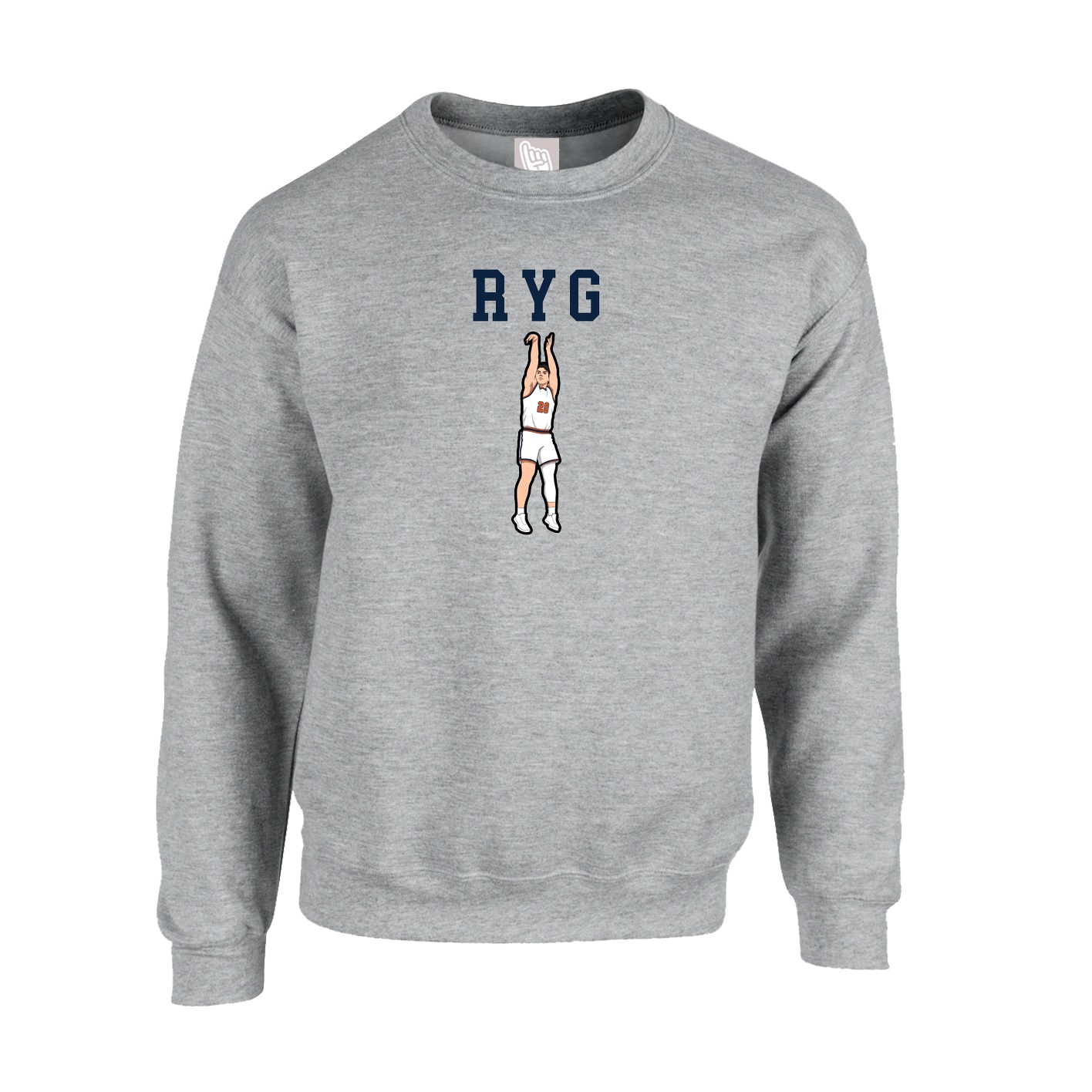 Fleece Crew — Shirsey in Grey