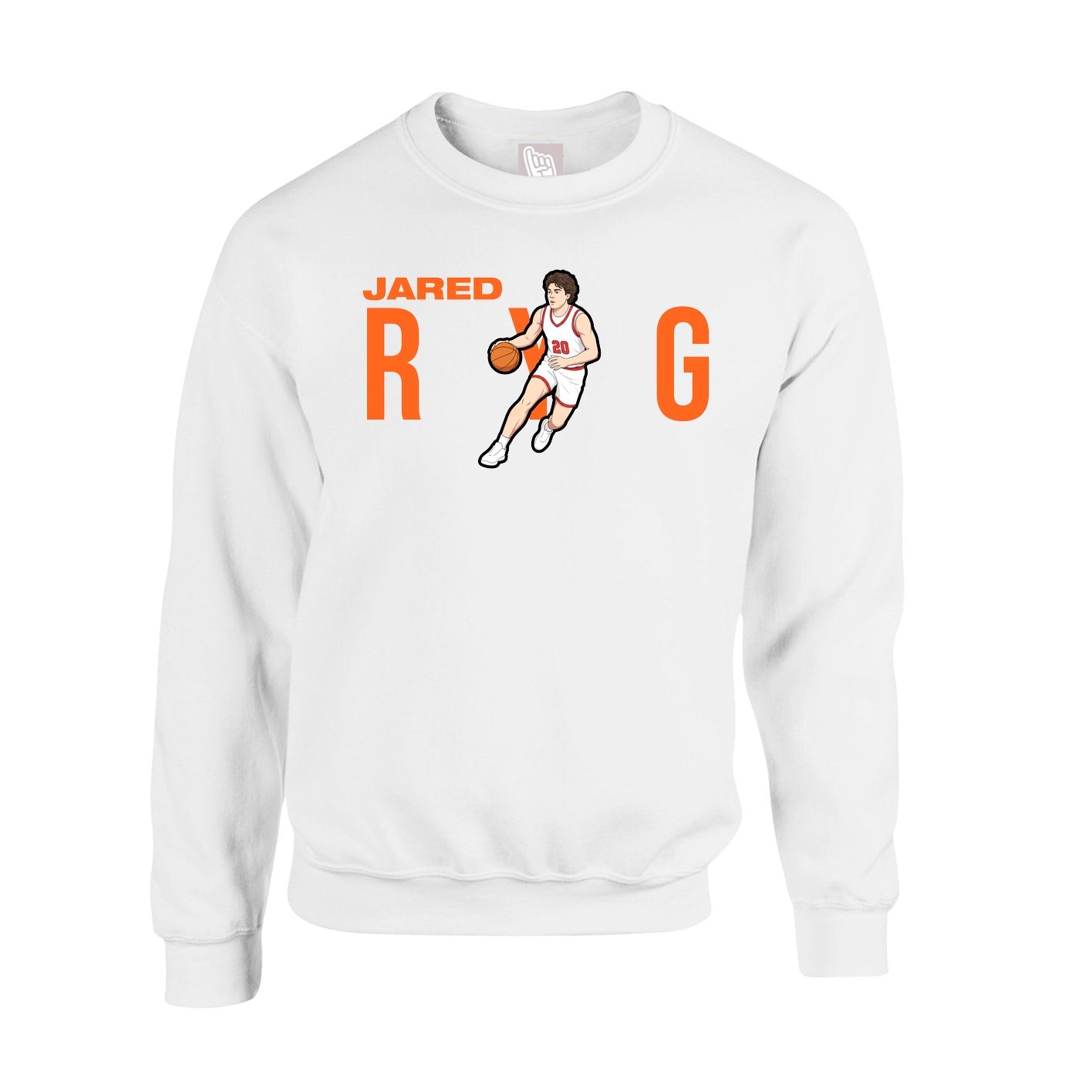 Fleece Crew — Player Name in White
