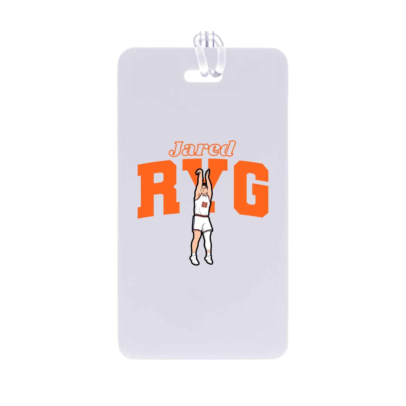 Bag Tag — Name Arch in Classic
