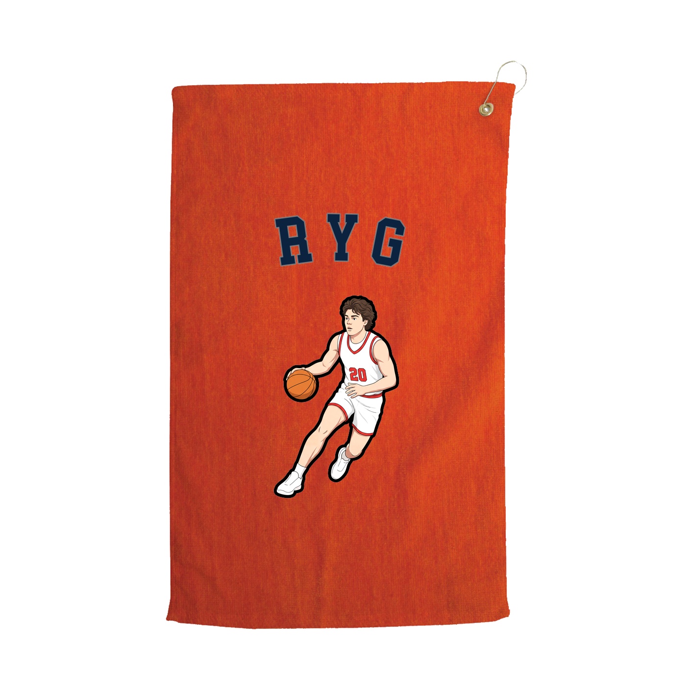Golf Towel — Shirsey Arch in Orange