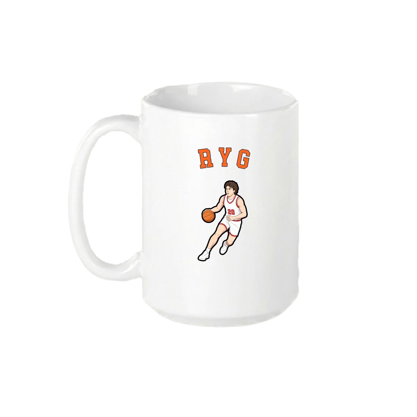 15oz Coffee Mug — Shirsey Arch in White